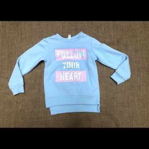 LN ACOOLA Blue Cotton Sparkle Sweatshirt 116 5 6